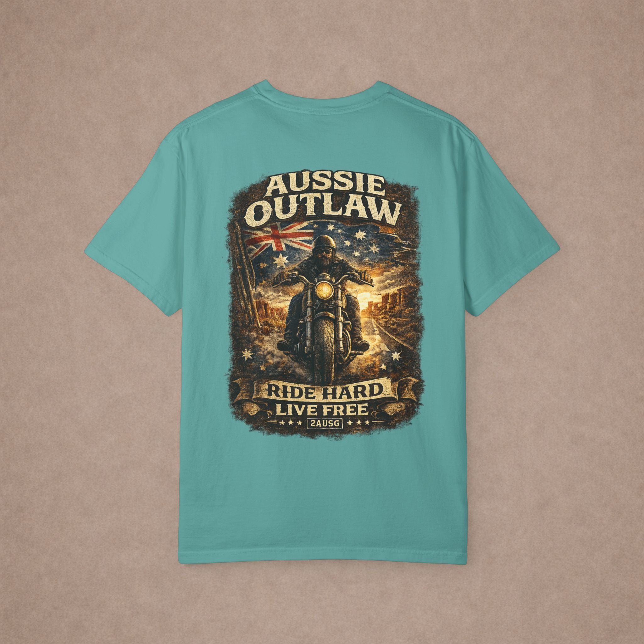 Aussie Outlaw Motorcycle T-shirt