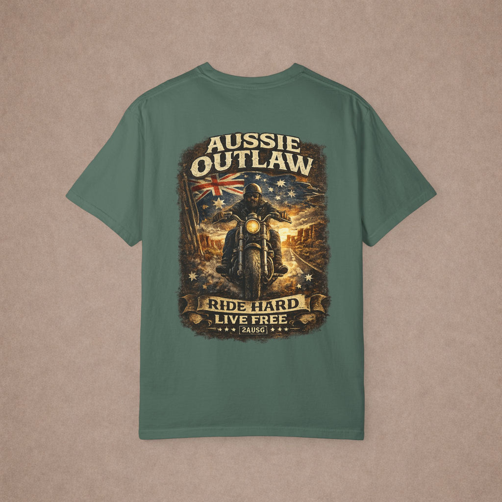 Aussie Outlaw Motorcycle T-shirt